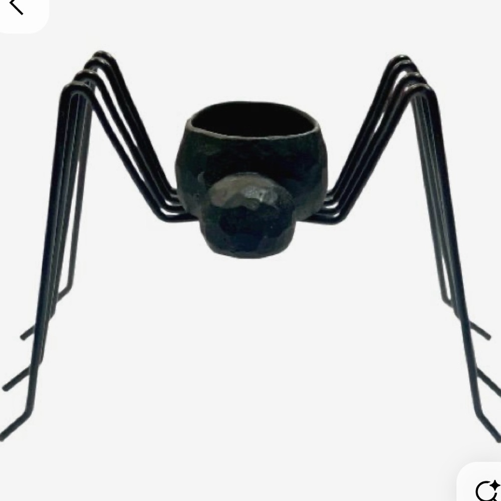 Pottery Barn Halloween Metal Spider Tea Light Party Decoration Retired Decor - Picture 12 of 12